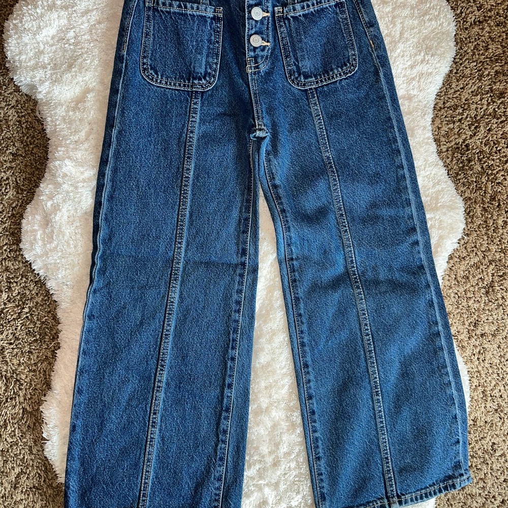 Old Navy Blue Button-Fly Denim Jeans
